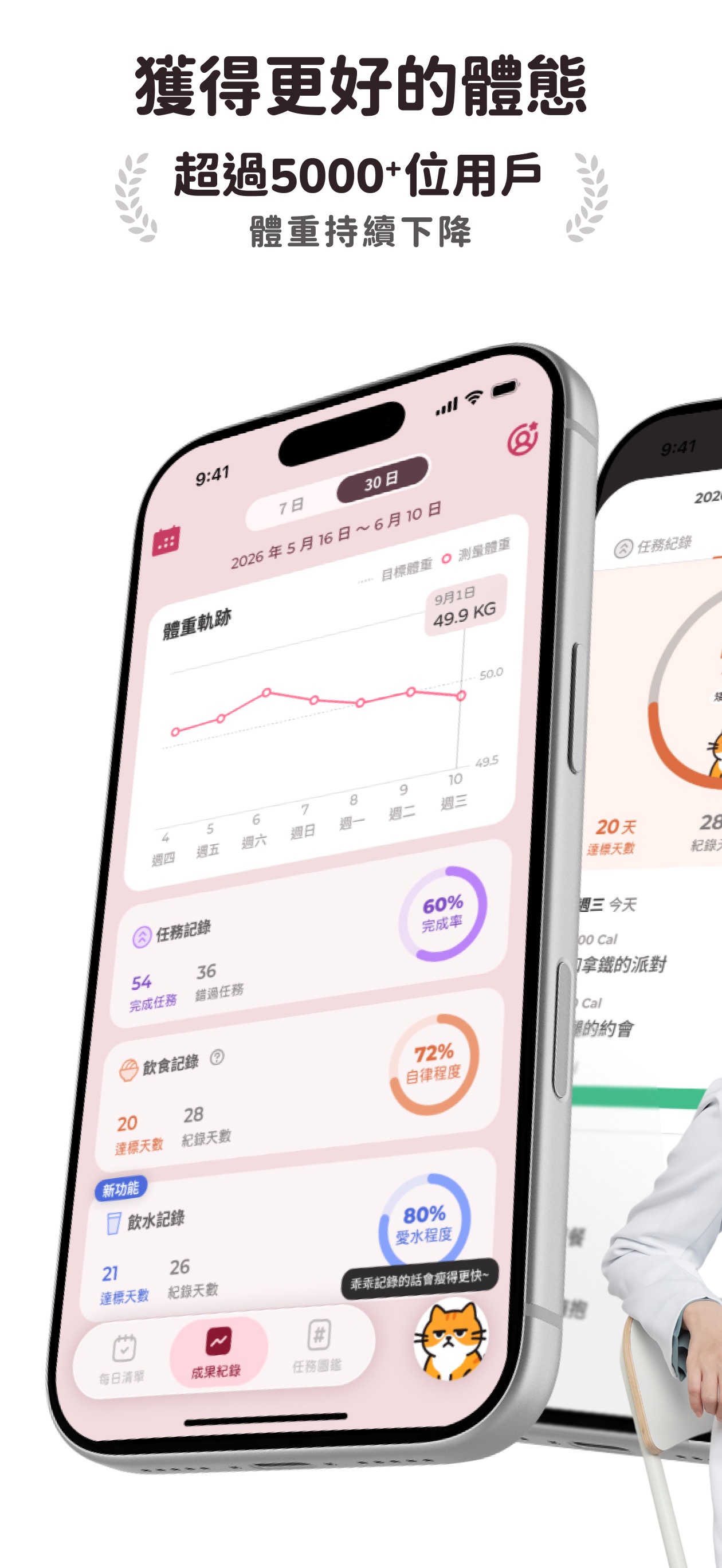 Screenshot 2 of SlimGo 想要瘦：AI 熱量計算與飲食紀錄、每日健康任務