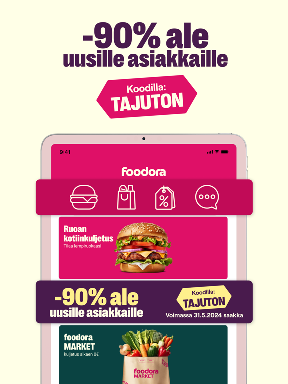 Screenshot #4 pour foodora: Tilaa ruokaa kotiin