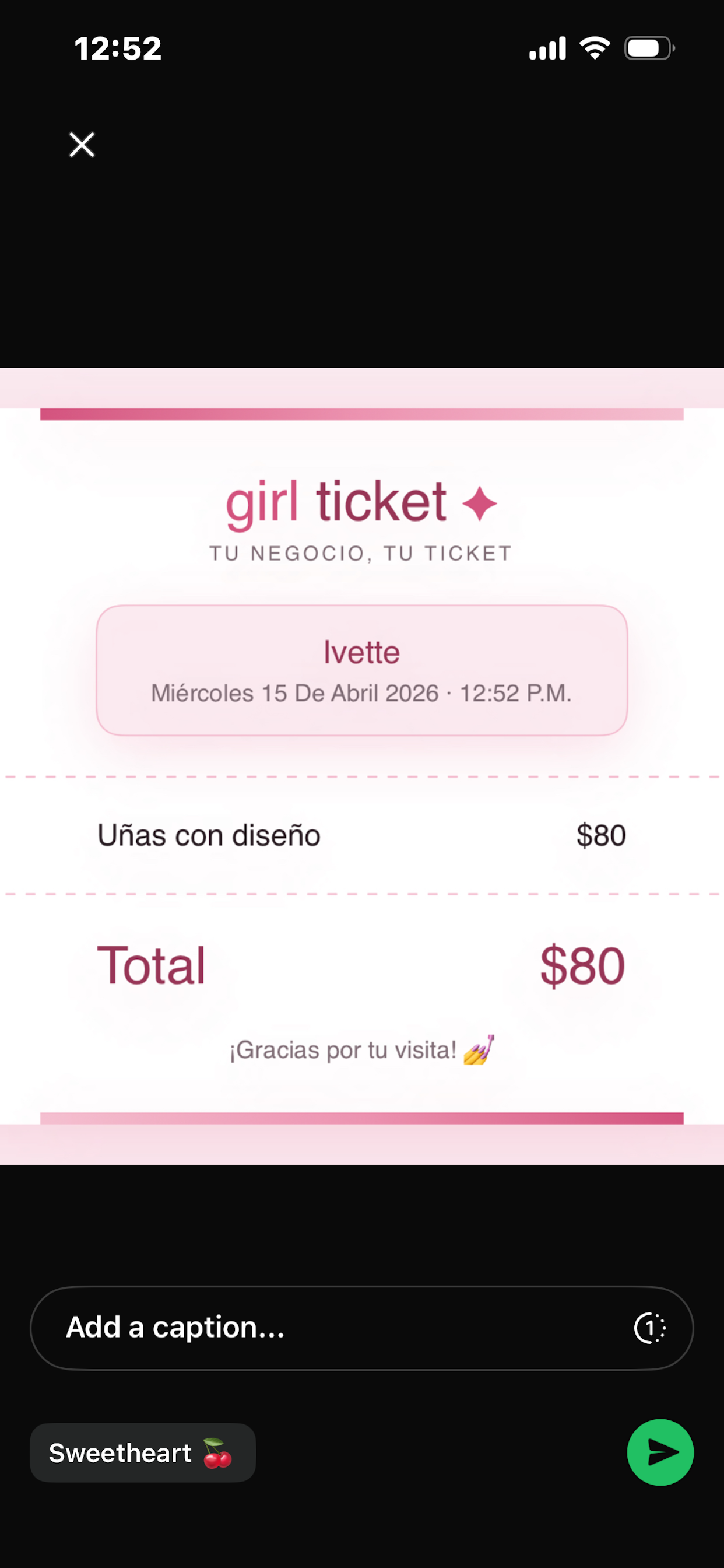 Girl Ticket