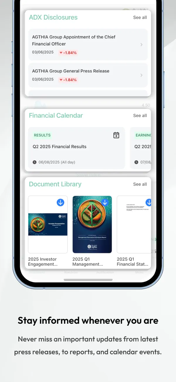 Screenshot #2 pour Agthia Investor Relations