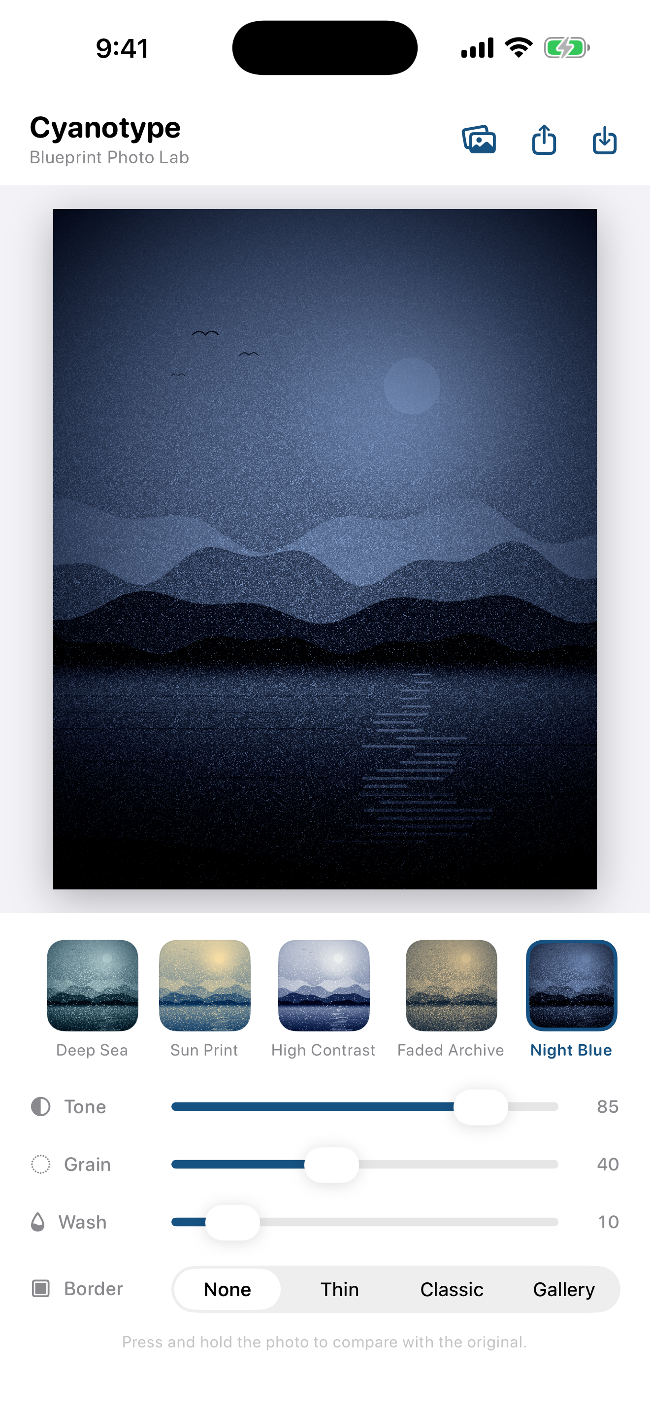 Cyanotype: Blueprint Photo Lab screenshot 3
