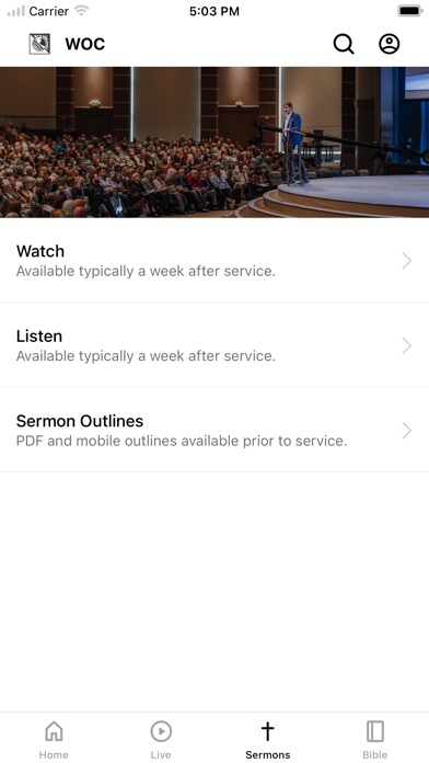 World Outreach Church Screenshot