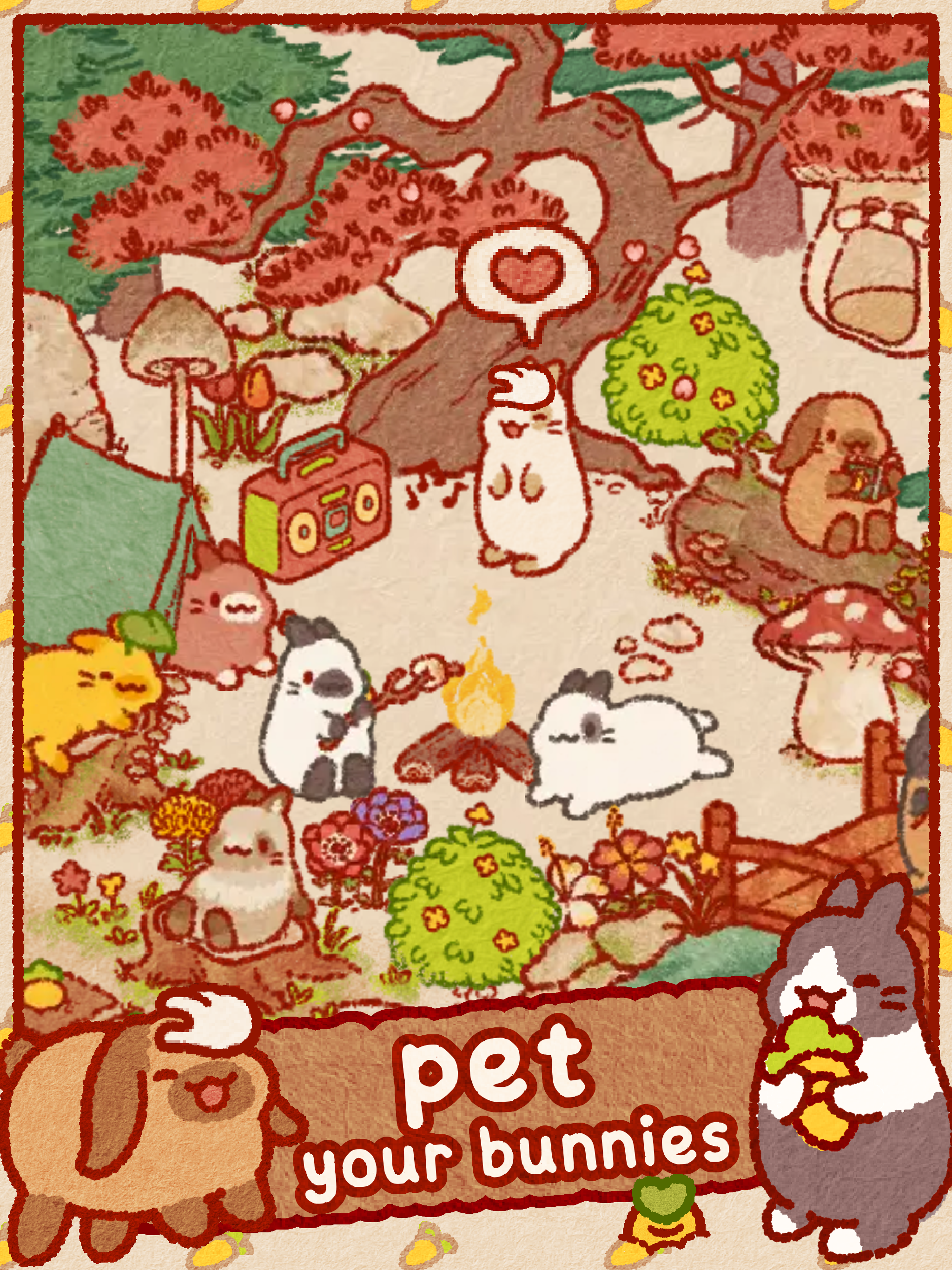 Usagi Shima: Cute Bunny Game screenshot 9