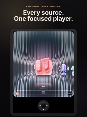 UltraPod: Neo-Retro Player iPad screenshot 1