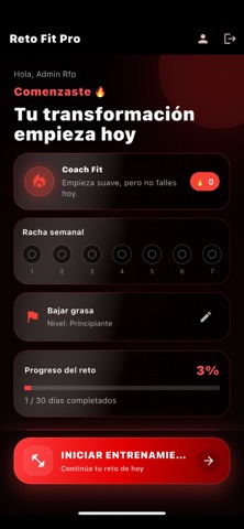 Reto Fit Pro screenshot
