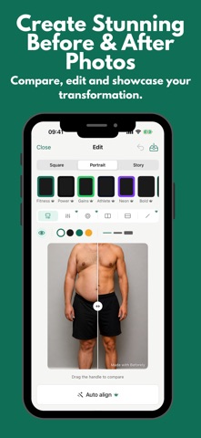Beforely: Progress Photo Maker iPhone screenshot
