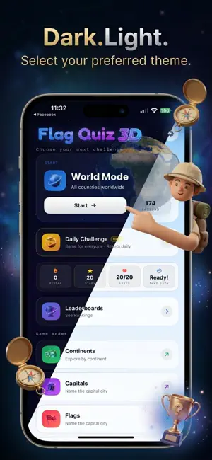 Flag Quiz 3D screenshot 2