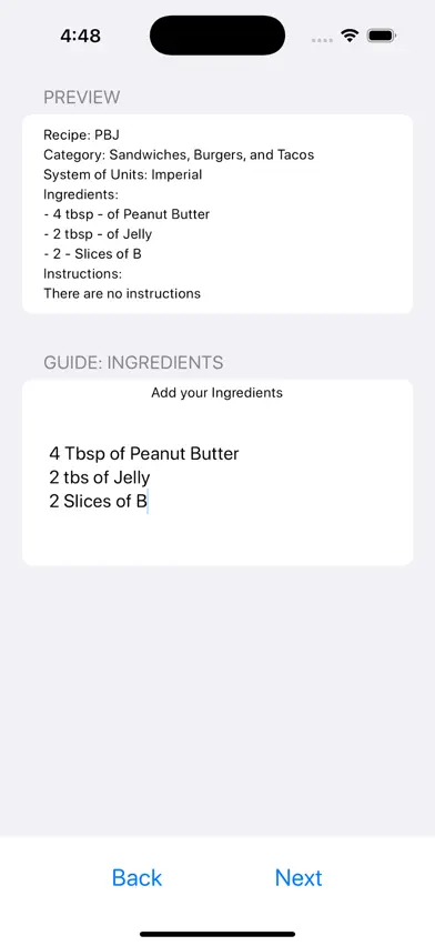The Recipe Noteboook screenshot 3