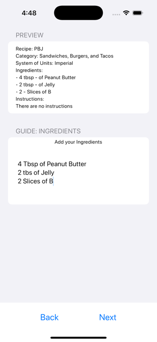 The Recipe Noteboook Screenshot 3 of 4