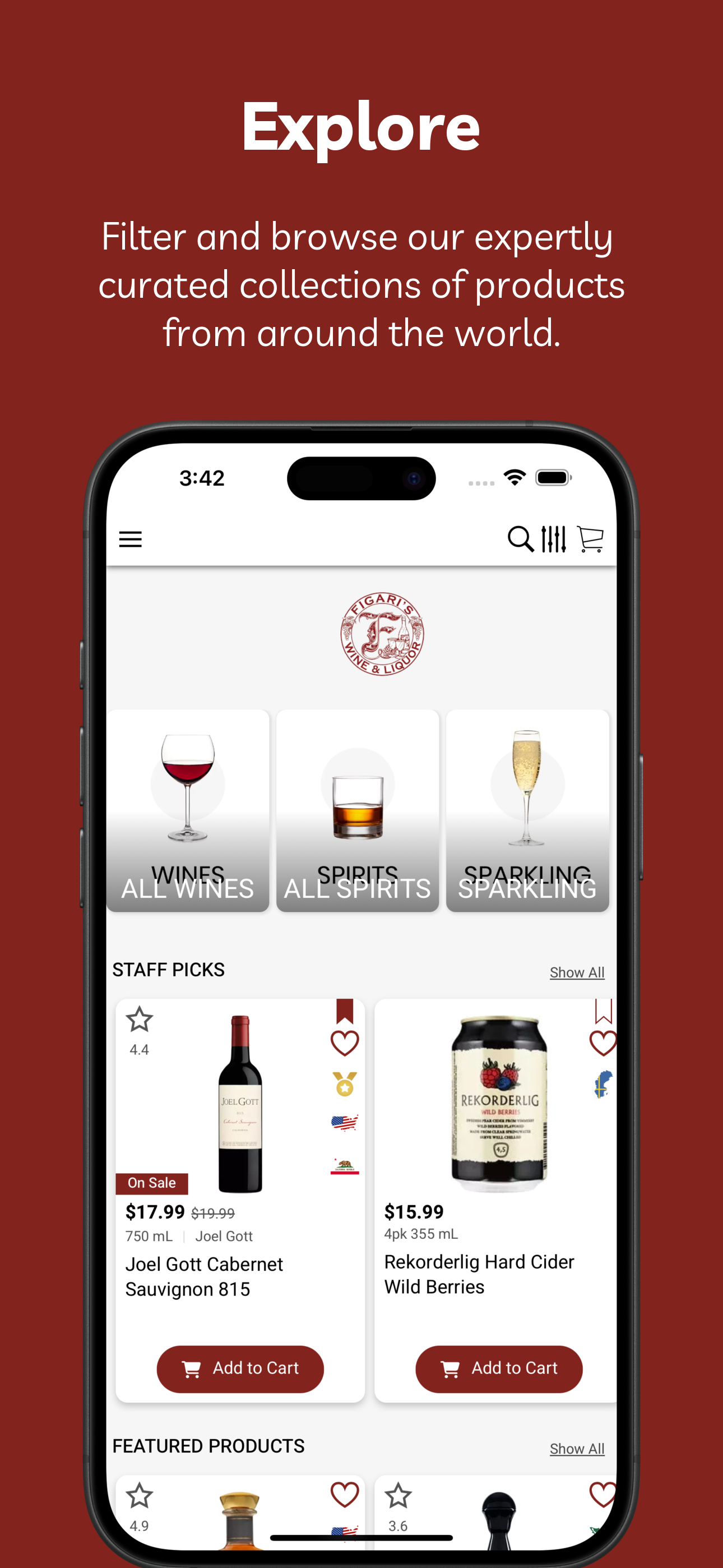 Figaris Wine screenshot 1