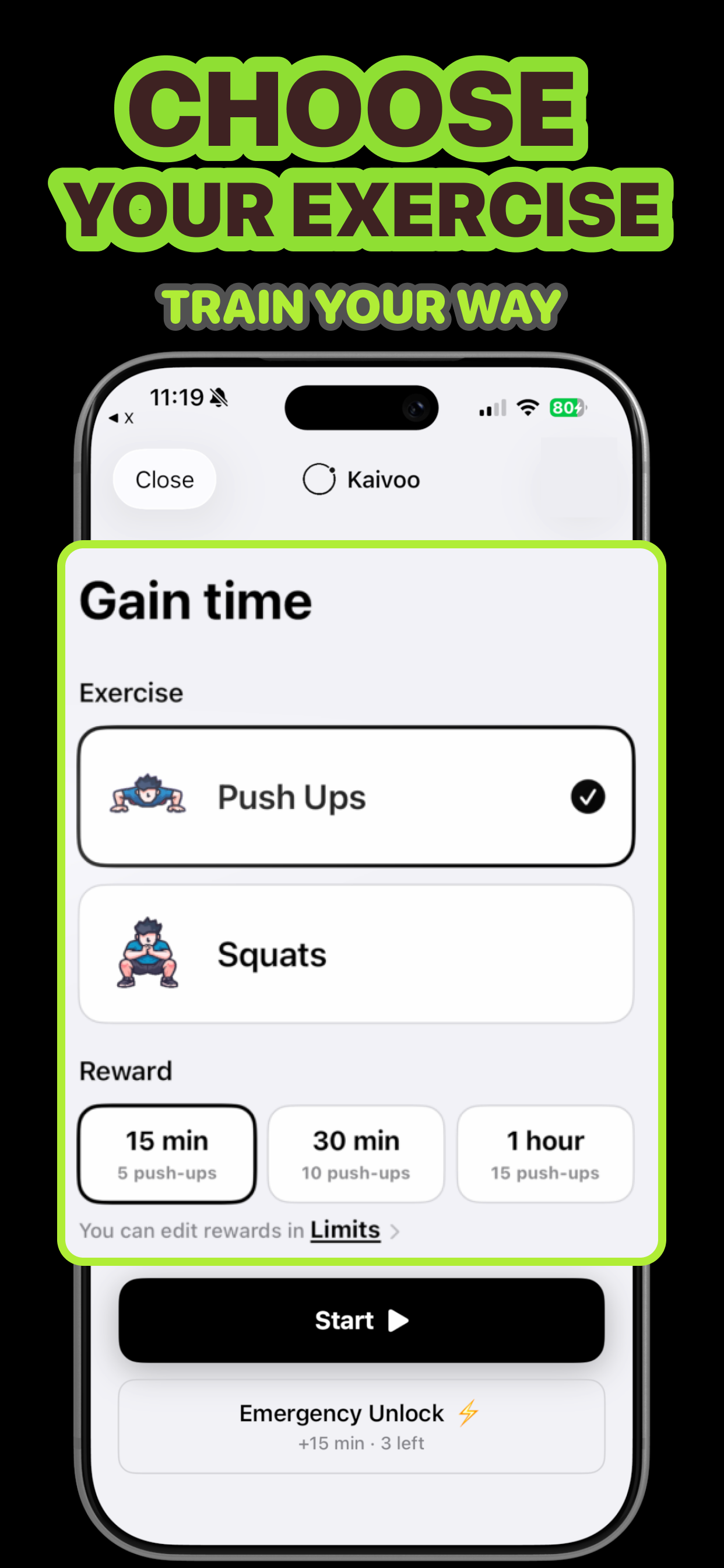 Kaivoo - Pushup App Blocker screenshot 5