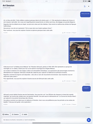 Musaium iPad screenshot