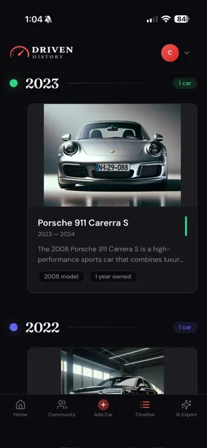 Driven History screenshot 2