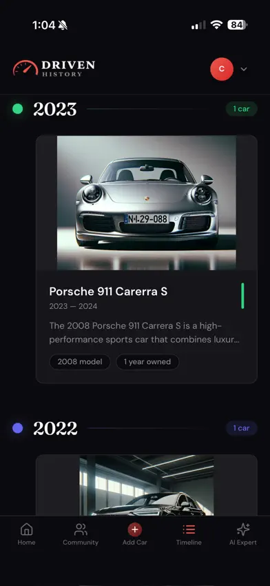 Driven History screenshot 2