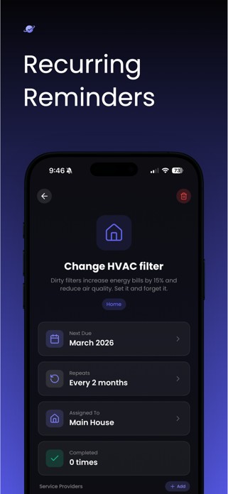 Planit - Home Maintenance Screenshot 3 of 6