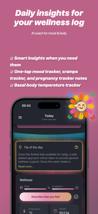 Bloomy - Cycle Period Tracker Screenshot 3 of 8