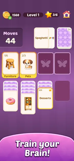 Wordington Solitaire screenshot 1