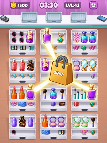 Makeup Sort 3D Puzzle iPad screenshot
