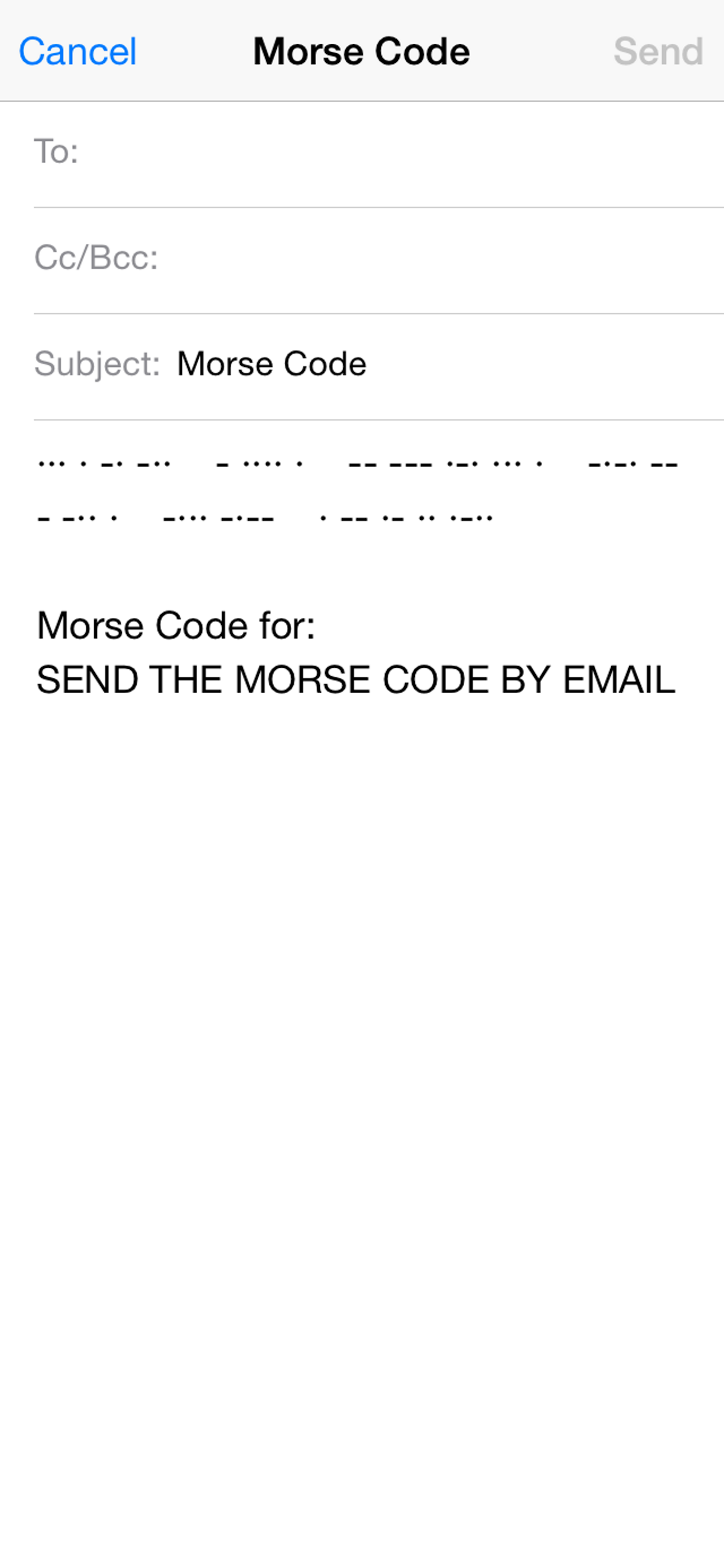 Morse Code screenshot 7