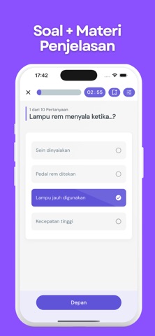 Ujian Teori SIM Indonesia 2026 screenshot