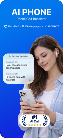 AI Call-Phone Call Translator iPhone screenshot