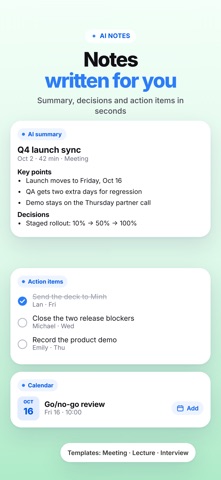 One AI: AI Note Taker Screenshot 5 of 10