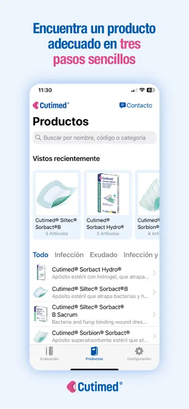 Cutimed Wound Navigator screenshot 2 of 5