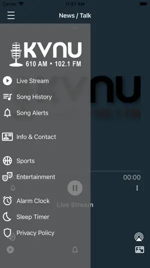 KVNU screenshot 2