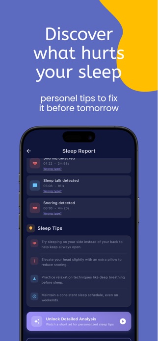 Sleep Recorder - Snore Tracker Screenshot 5 of 10