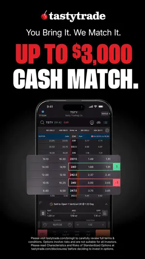 tastytrade: Invest & Trade screenshot 1