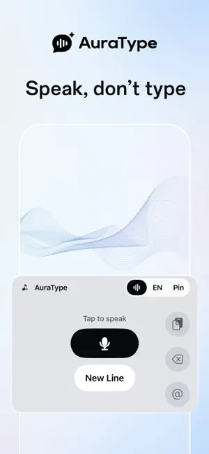 AuraType: AI Voice Keyboard screenshot 1