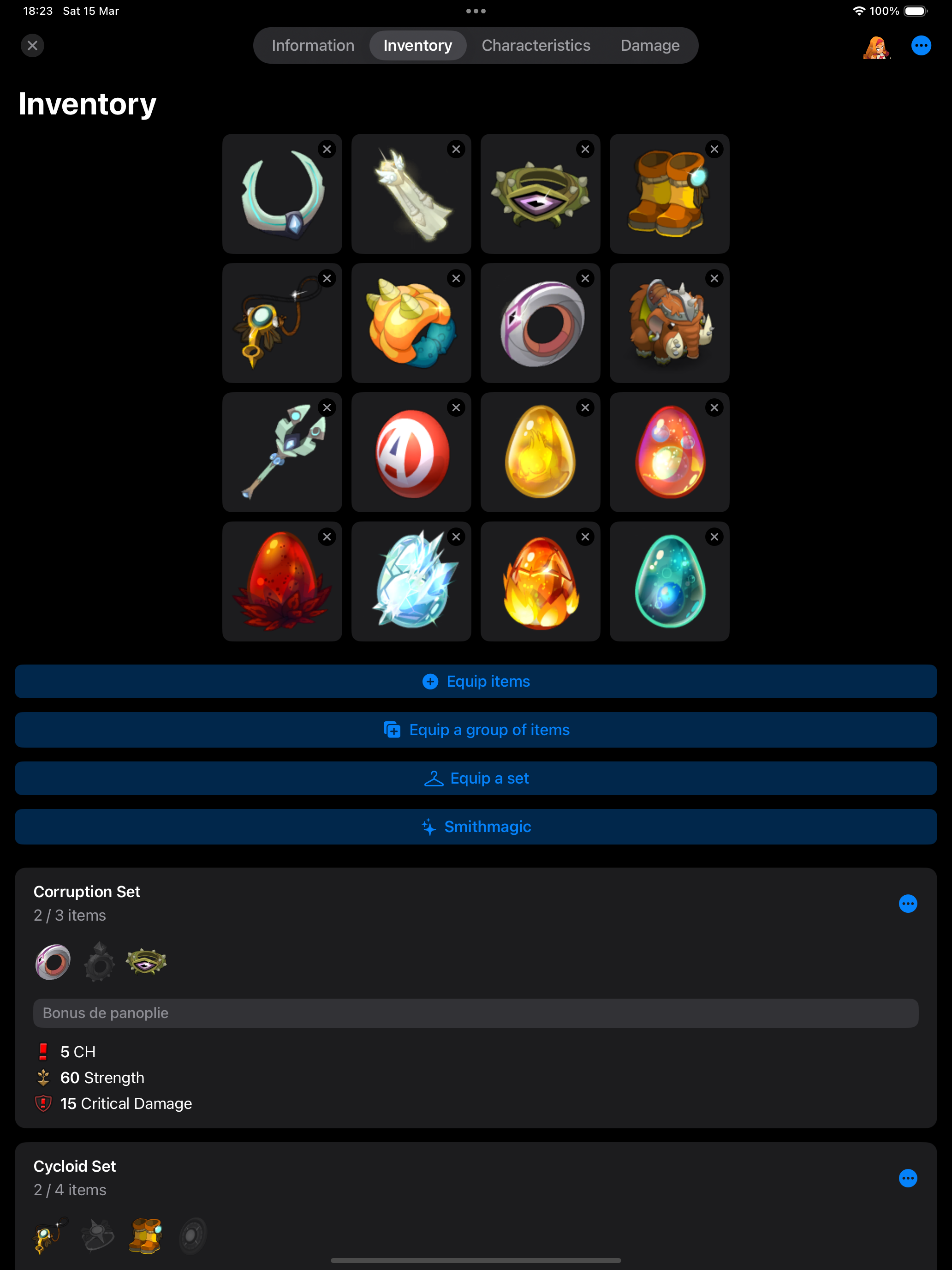 DofaRox: Dofus Build Planner