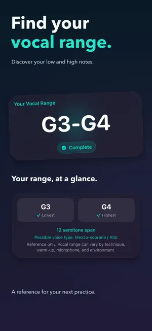 Vocal Pitch Monitor: Tuner screenshot 2