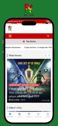 FasoSports screenshot
