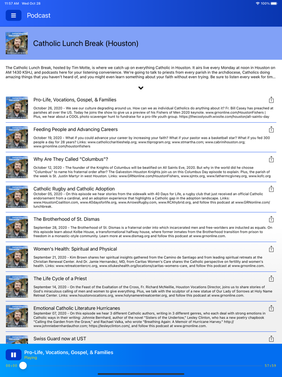 Guadalupe Radio Network App iPad screenshot 4 - Lifestyle app