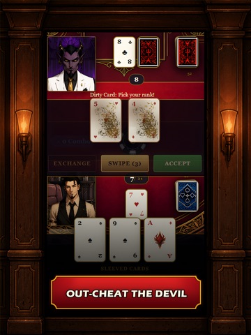 Devil's Blackjack iPad screenshot