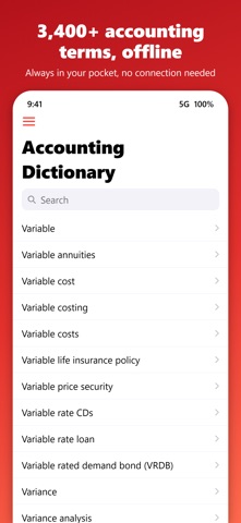 Accounting Dictionary-Offline screenshot