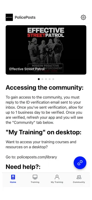 PolicePosts screenshot 2