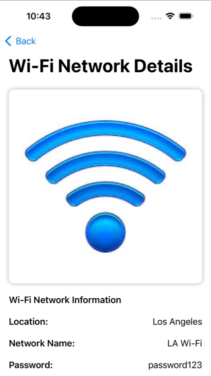 Wifi Network List