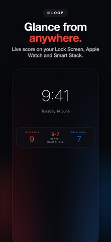 Ping Pong Scoreboard: Loop iPhone screenshot