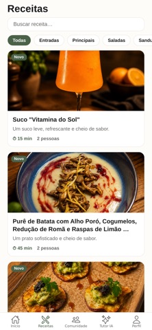 Chef Vilson — Cozinha Autoral iPhone screenshot