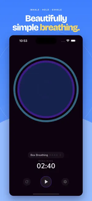 Awesome Breathing: Pacer Timer screenshot 1