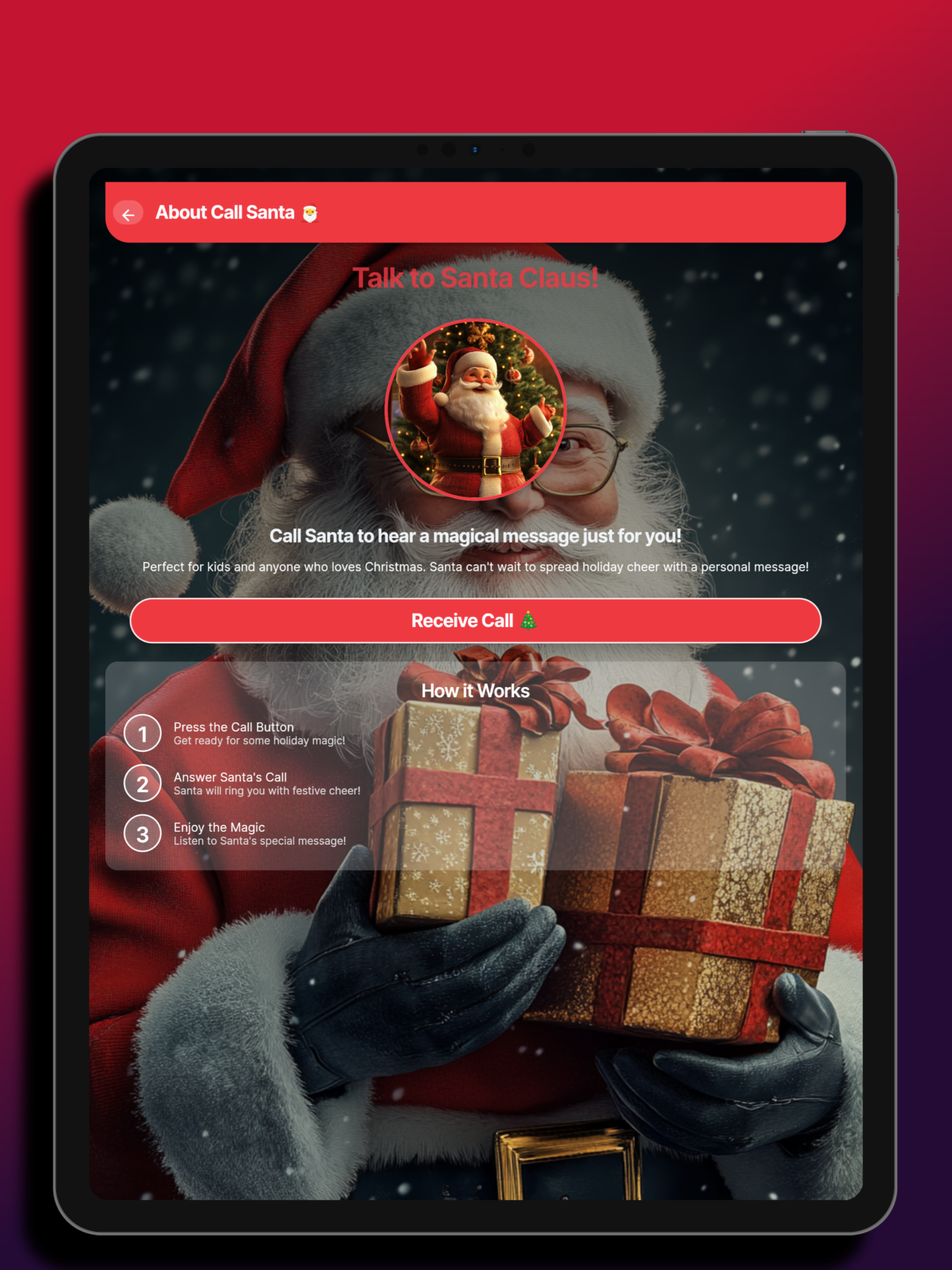 Santa Claus Video Call Chat