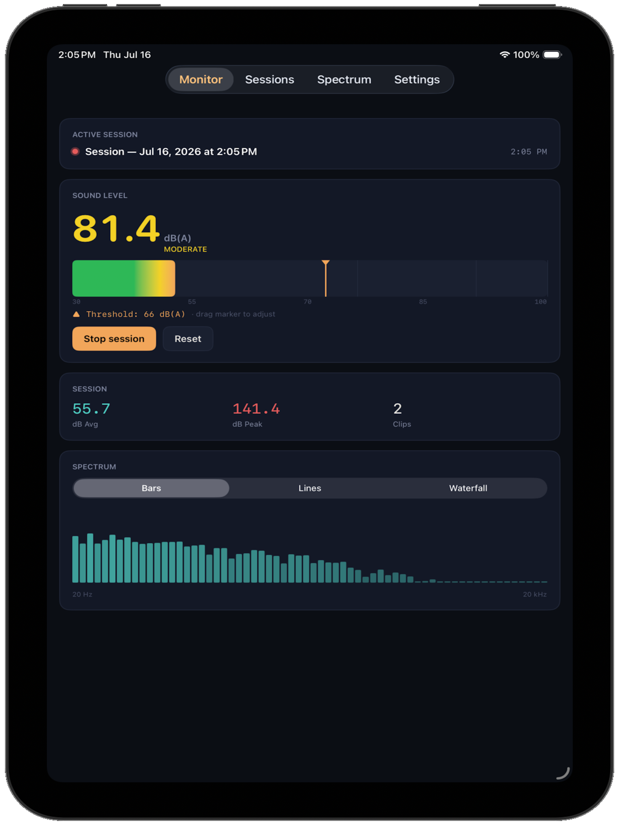 Noise Logger screenshot 5