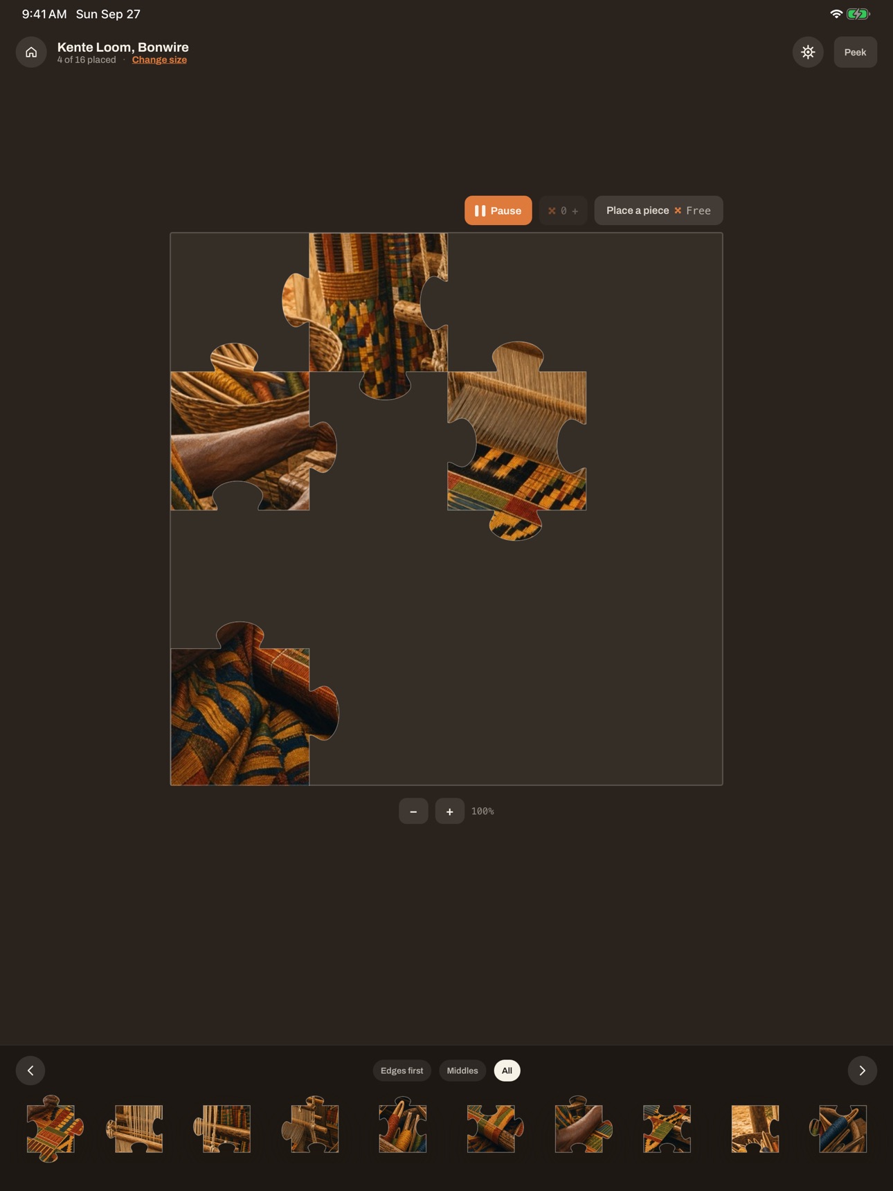 Screenshot 9 of Kanzi - Africa Jigsaw
