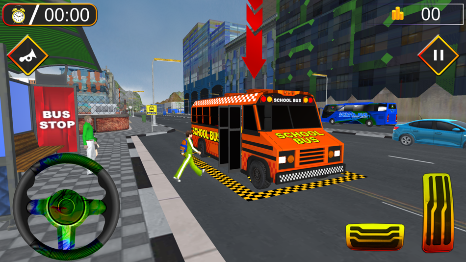 #5. School Bus Simulator Bus Games (iOS) 게시자: Asim Nazir