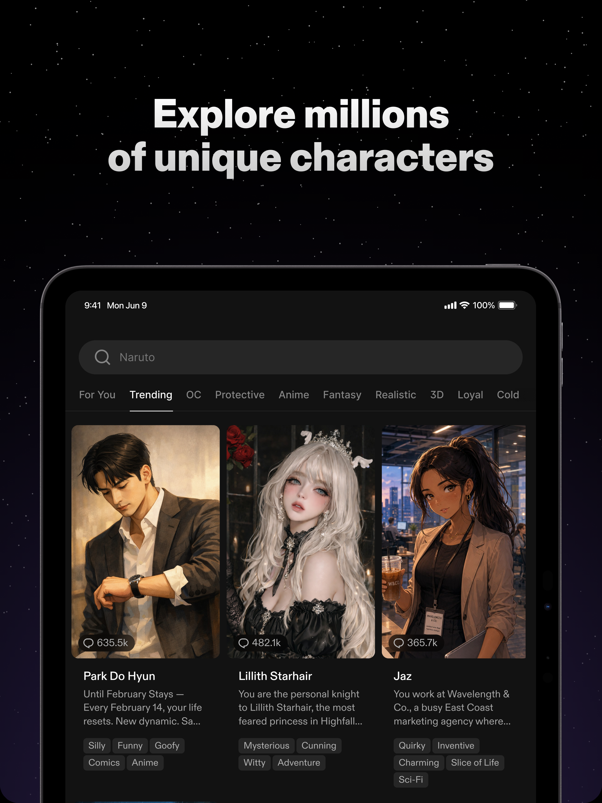 Toffee: Live AI Characters screenshot 10