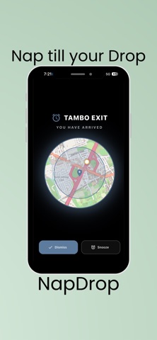 NapDrop - GPS Alarm Screenshot 1 of 8