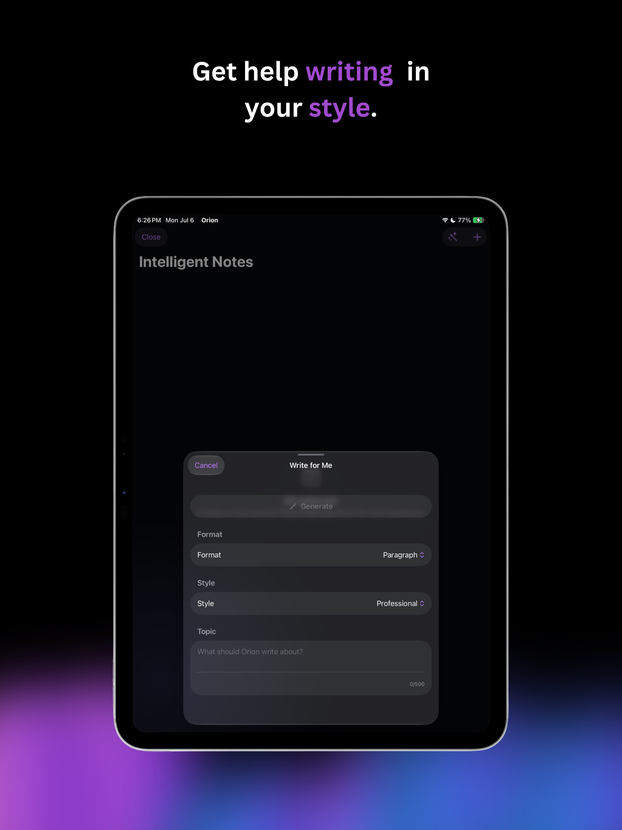Orion Personal AI screenshot 13