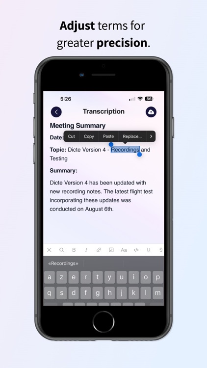 Dicte: AI Meeting Assistant screenshot-3